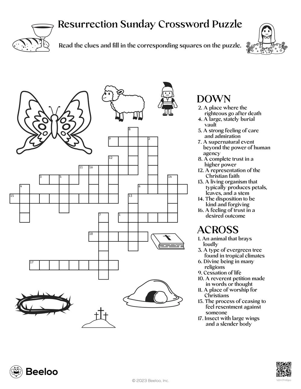 Resurrection Sunday Crossword Puzzle Beeloo Printable Crafts And Activities For Kids Resurrection Sunday Crossword Puzzle Beeloo Printable Crafts And Activities For Kids