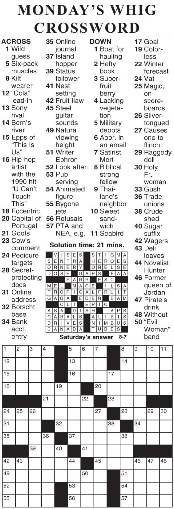 Sheffer Hot Sale Crossword Puzzle