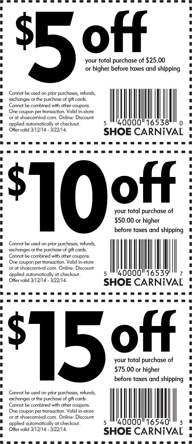 Shoe Carnival Deal 