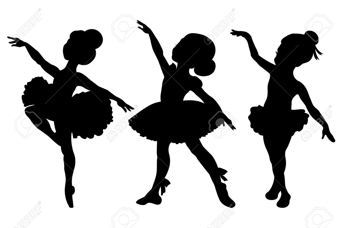 free ballerina silhouette printable