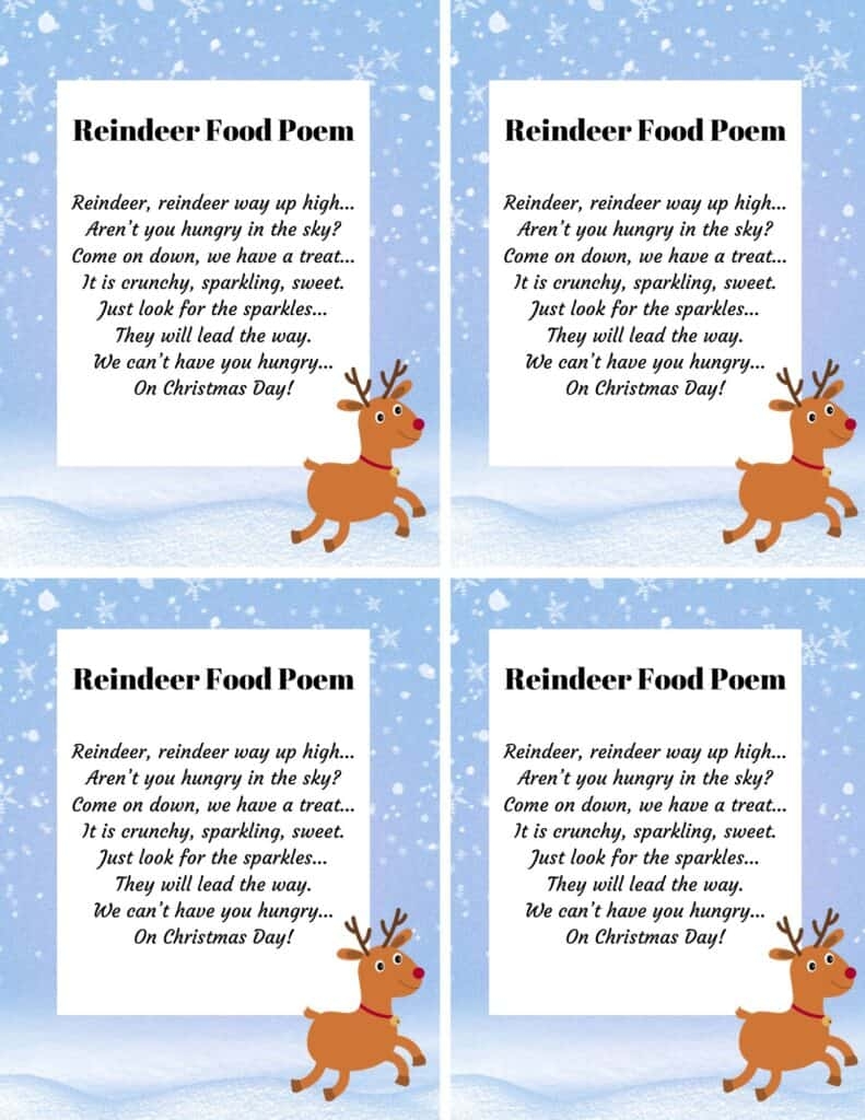 Sparkling Magical Reindeer Food Recipe Rudolph s Secret