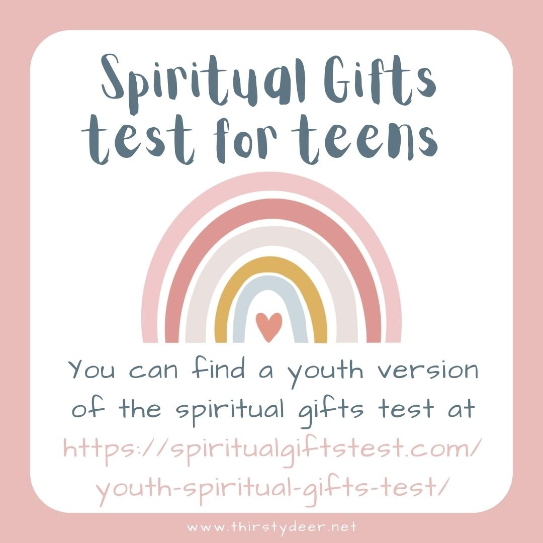 Spiritual Gifts Youth Test THIRSTY DEER