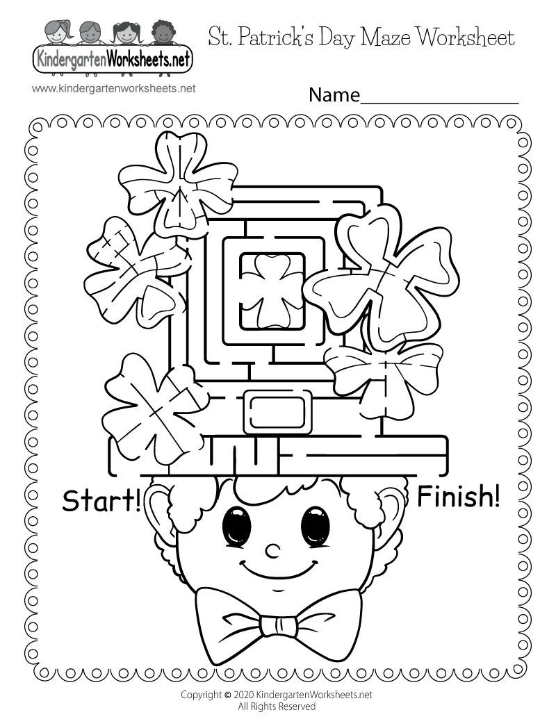st patrick s day worksheet