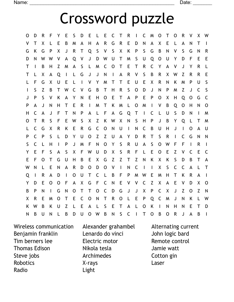 Steve Jobs And Mindset Crossword WordMint