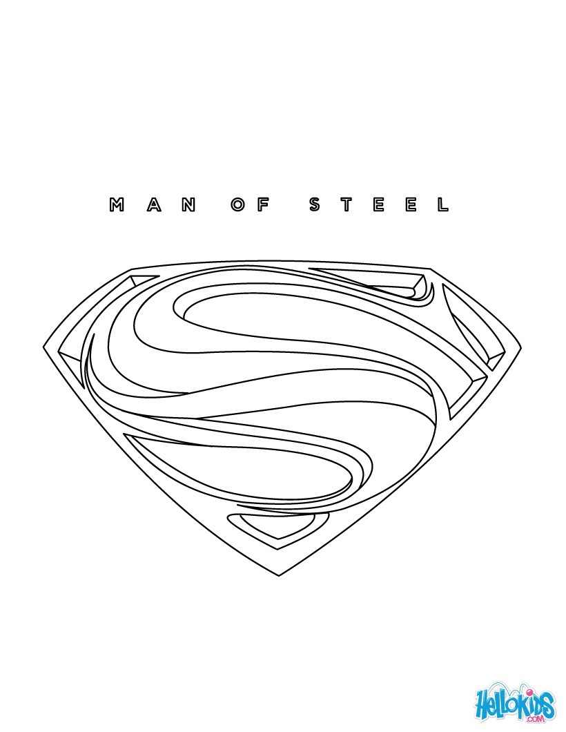 superman coloring printable games