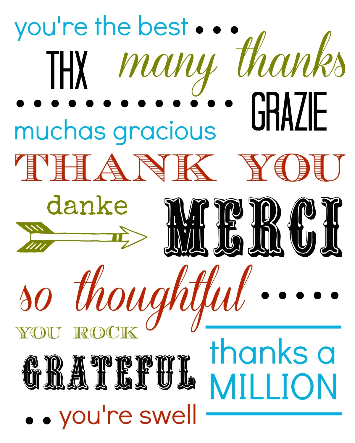 printable thank you cards