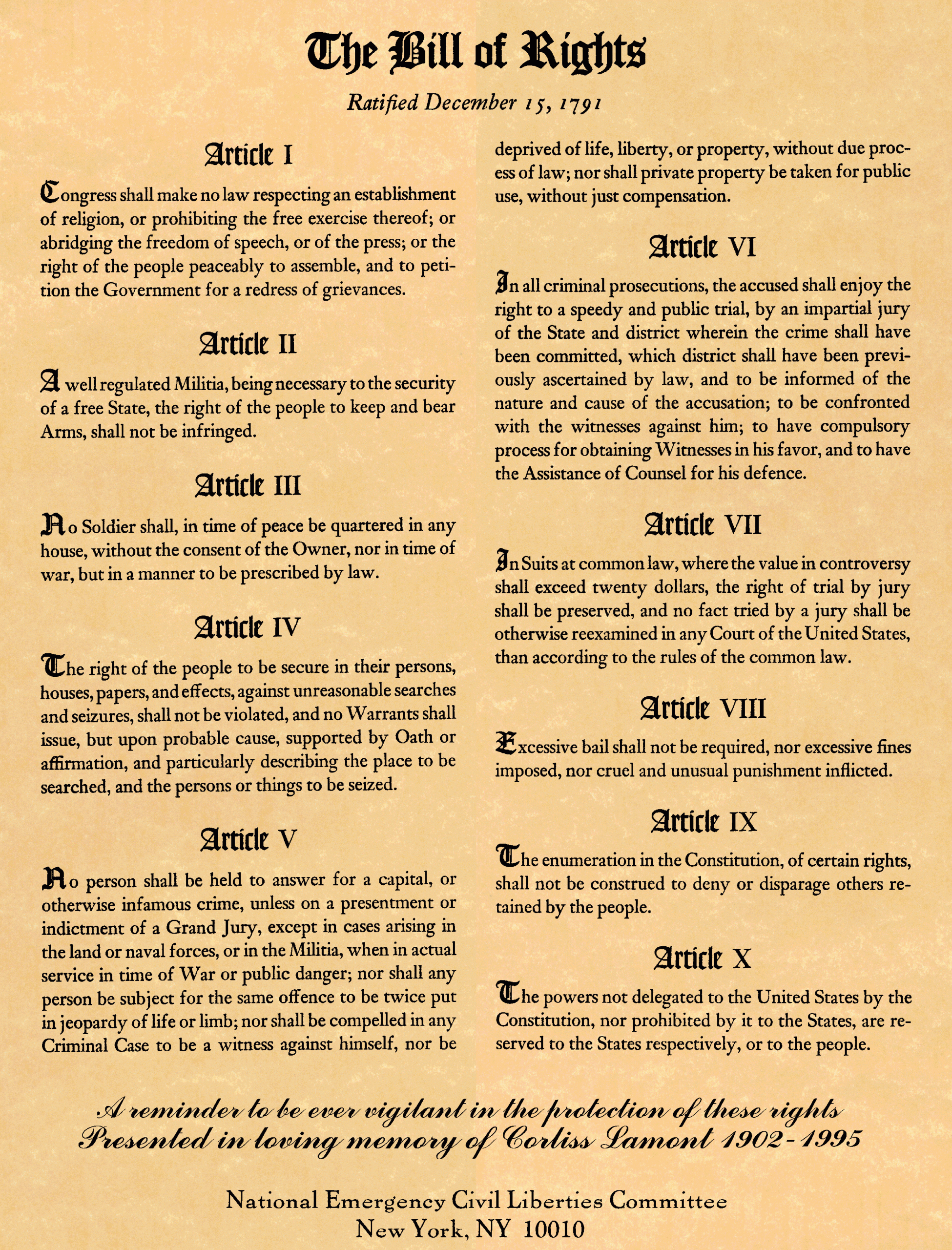 printable bill of rights
