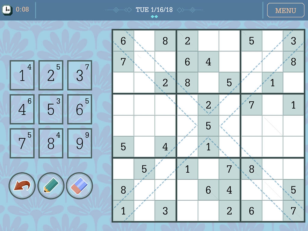 The Daily Diagonal Sudoku Instantly Play The Daily Diagonal Sudoku Online For Free 