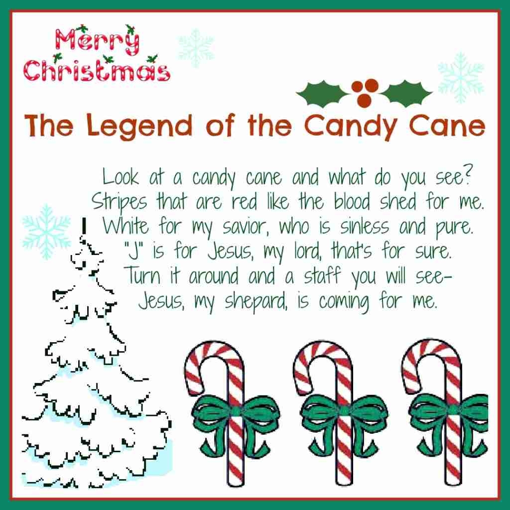 The Legend Of The Candy Cane Free Printable And A Giveaway Daily Dish With Foodie Friends Friday