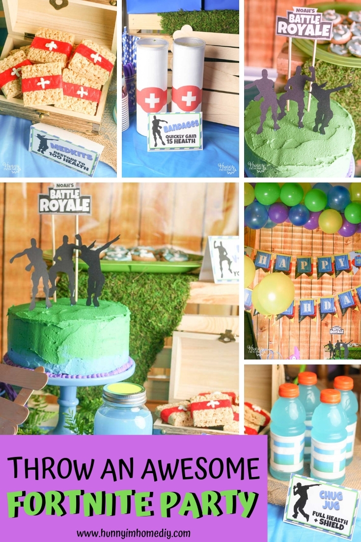free fortnite party printables