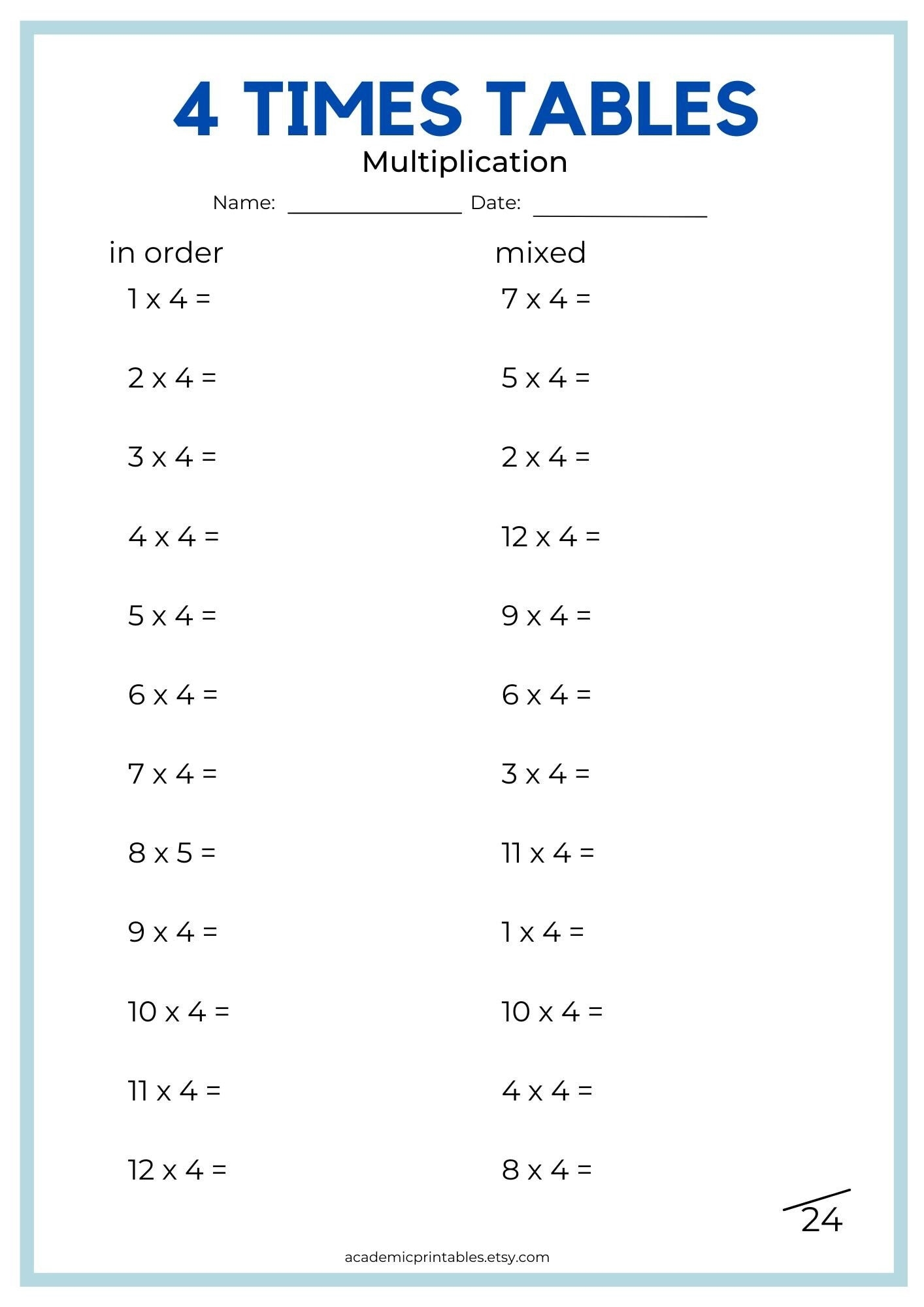 Times Tables 1 12 Worksheets Multiplication Tables Printable With Answers Math Practice Digital Download Etsy Times Tables 1 12 Worksheets Multiplication Tables Printable With Answers Math Practice Digital Download Etsy