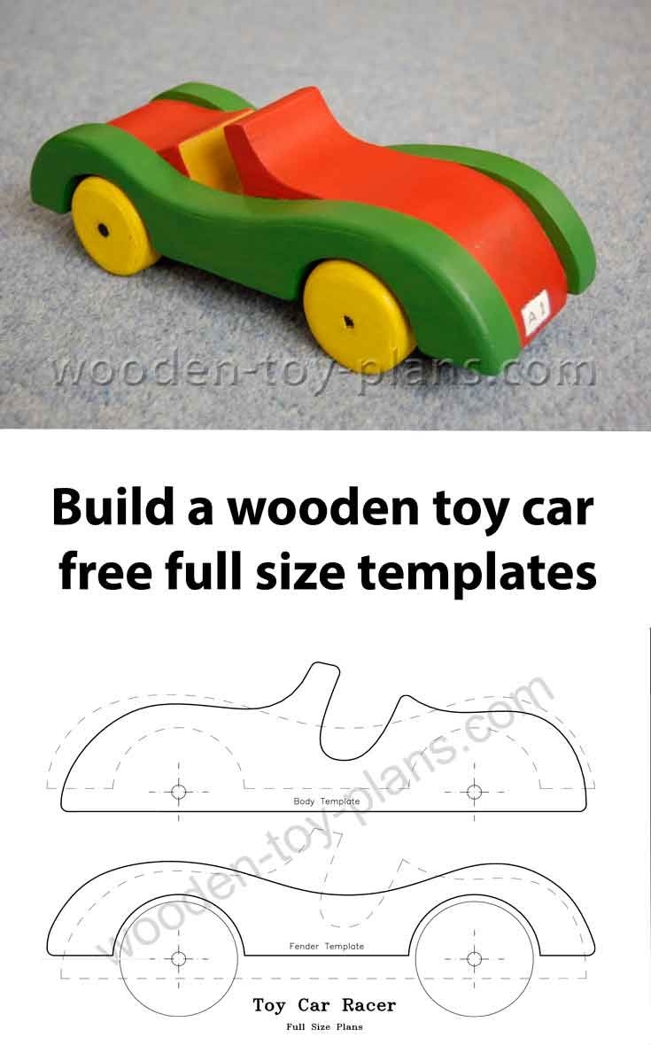 Toy Car Plans Free Pattern Instant PDF Download Single Seat Racing Car Toy Car Plans Free Pattern Instant PDF Download Single Seat Racing Car