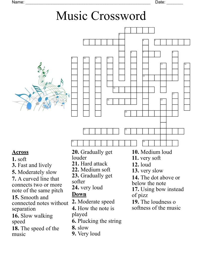 medium crossword puzzles printable