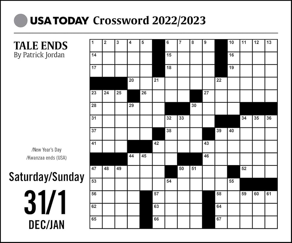 USA Today Crossword Puzzles 2023 Day to Day Calendar USA TODAY 9781524875374 Amazon Books