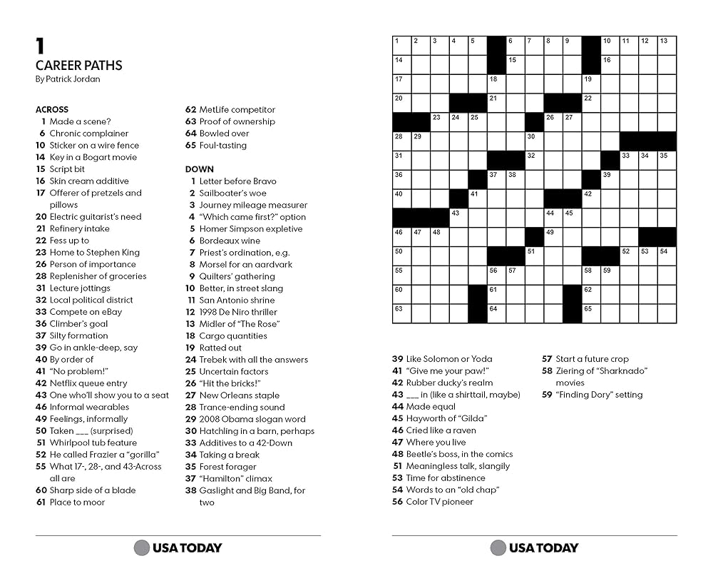 USA TODAY Crossword Super Challenge 2 200 Puzzles USA Today Puzzles Volume 29 USA TODAY 9781524860363 Amazon Books