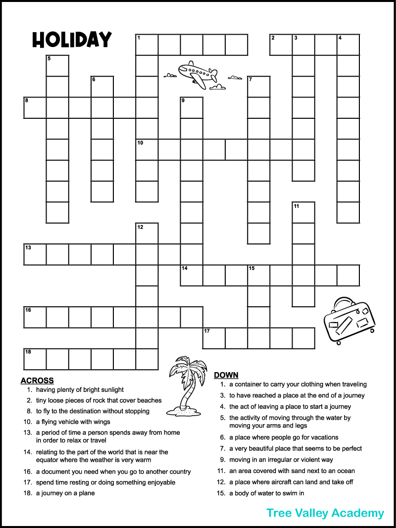 printable crossword puzzles for adults free