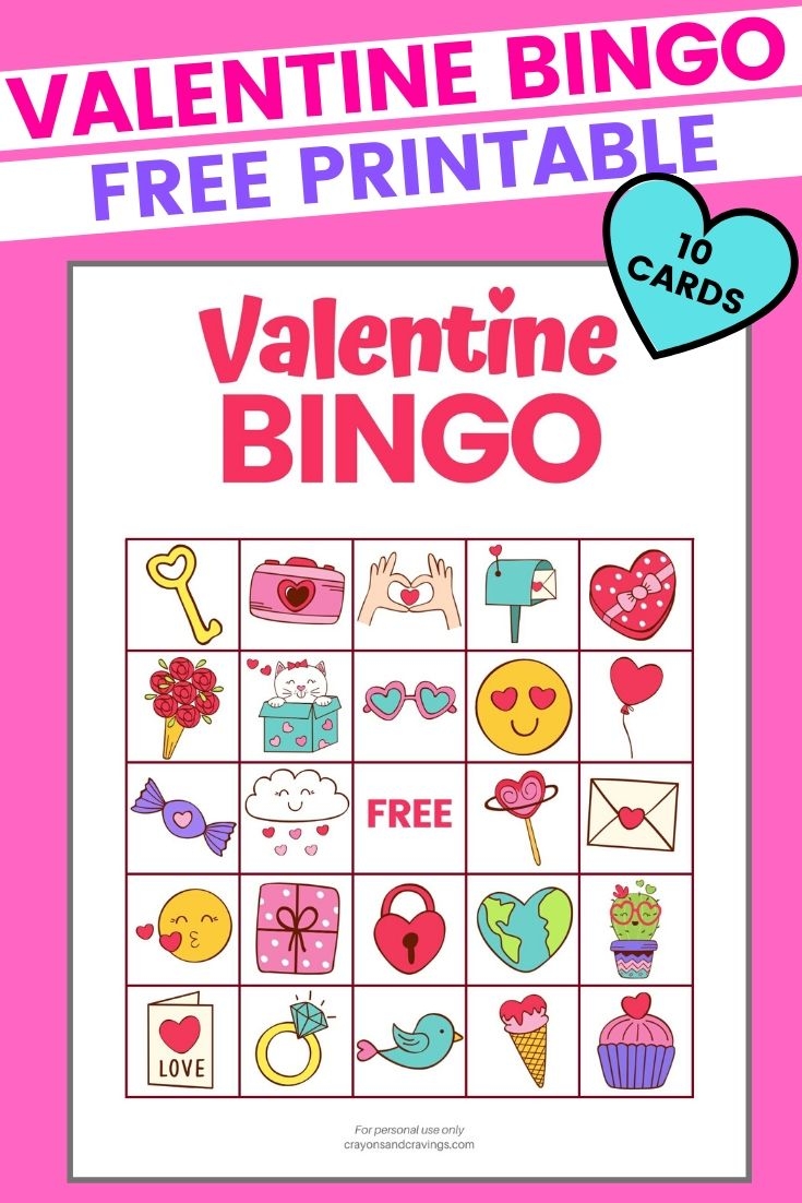 printable valentine bingo cards printable valentine bingo cards