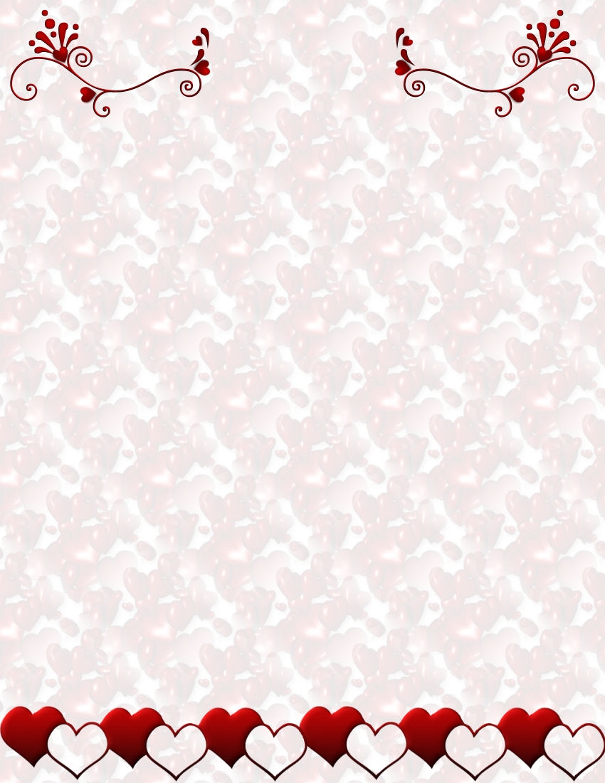 valentine stationery free printable