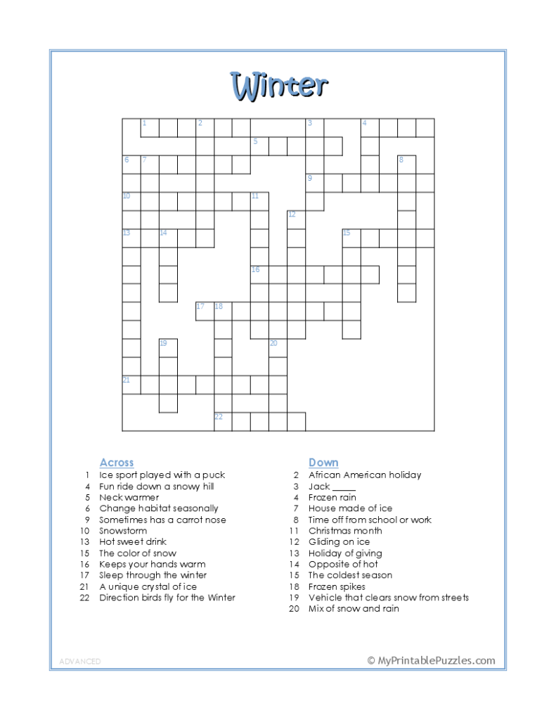 free printable crossword puzzles free printable crossword puzzles