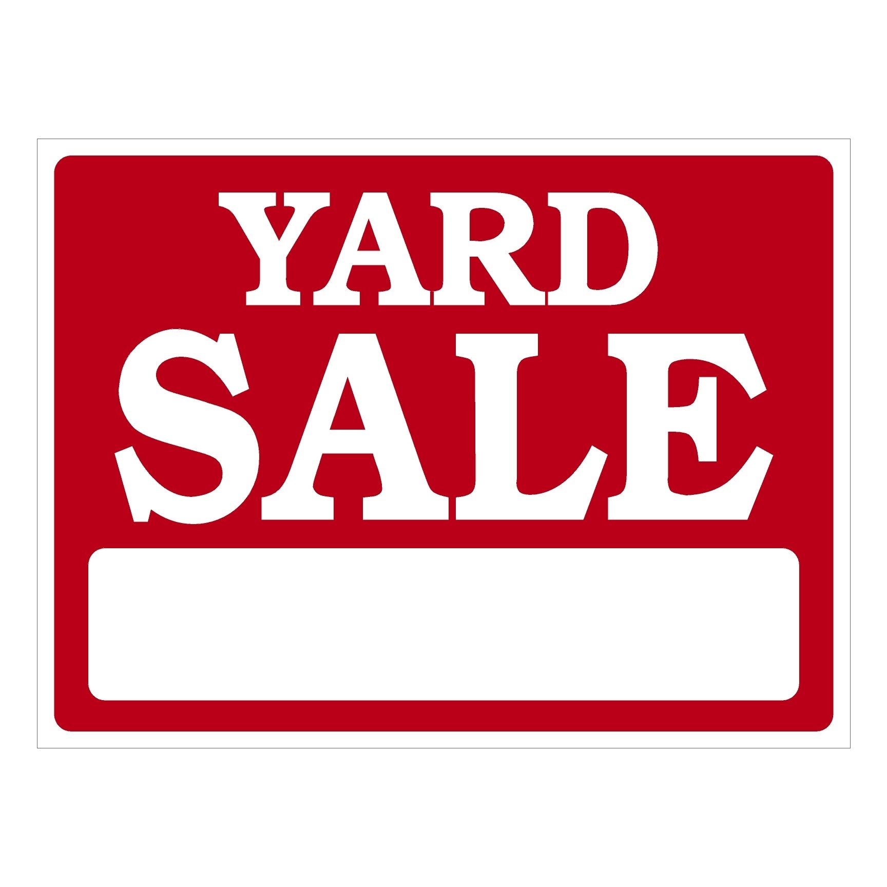 Yard Sale Sign The Sign Store NM