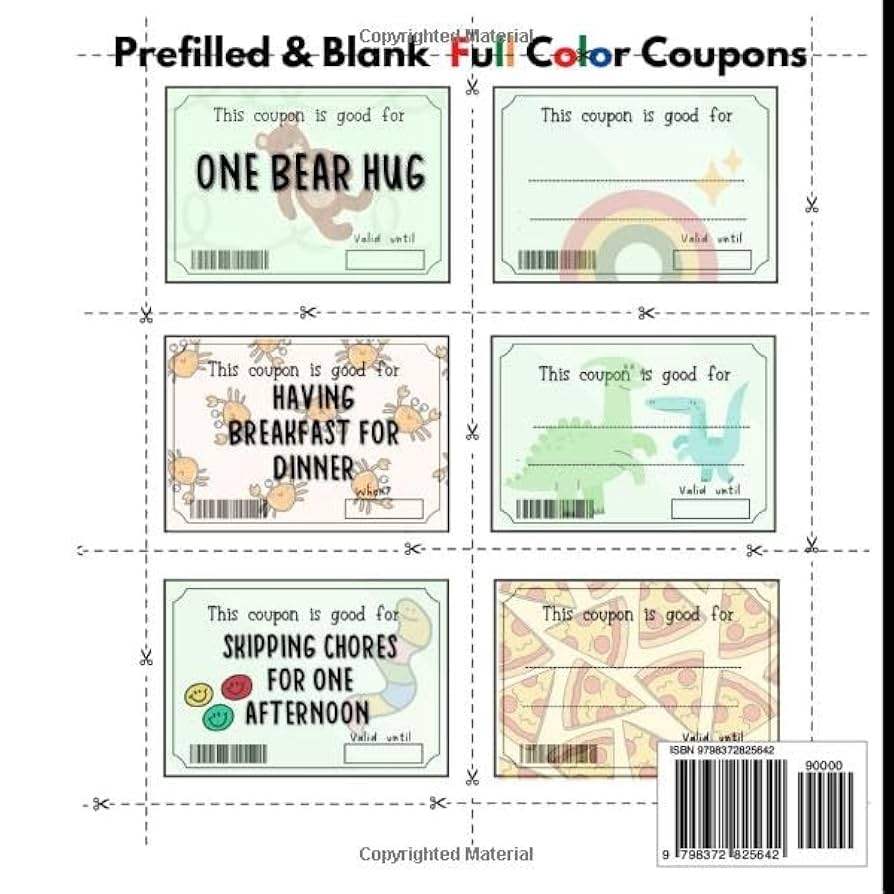 Year Round Coupon Book For Kids Prefilled And Blank Reward Coupons Vouchers For Kids Ages 5 12 Full Color Edition Kim Mariel 9798372825642 Amazon Books Year Round Coupon Book For Kids Prefilled And Blank Reward Coupons Vouchers For Kids Ages 5 12 Full Color Edition Kim Mariel 9798372825642 Amazon Books
