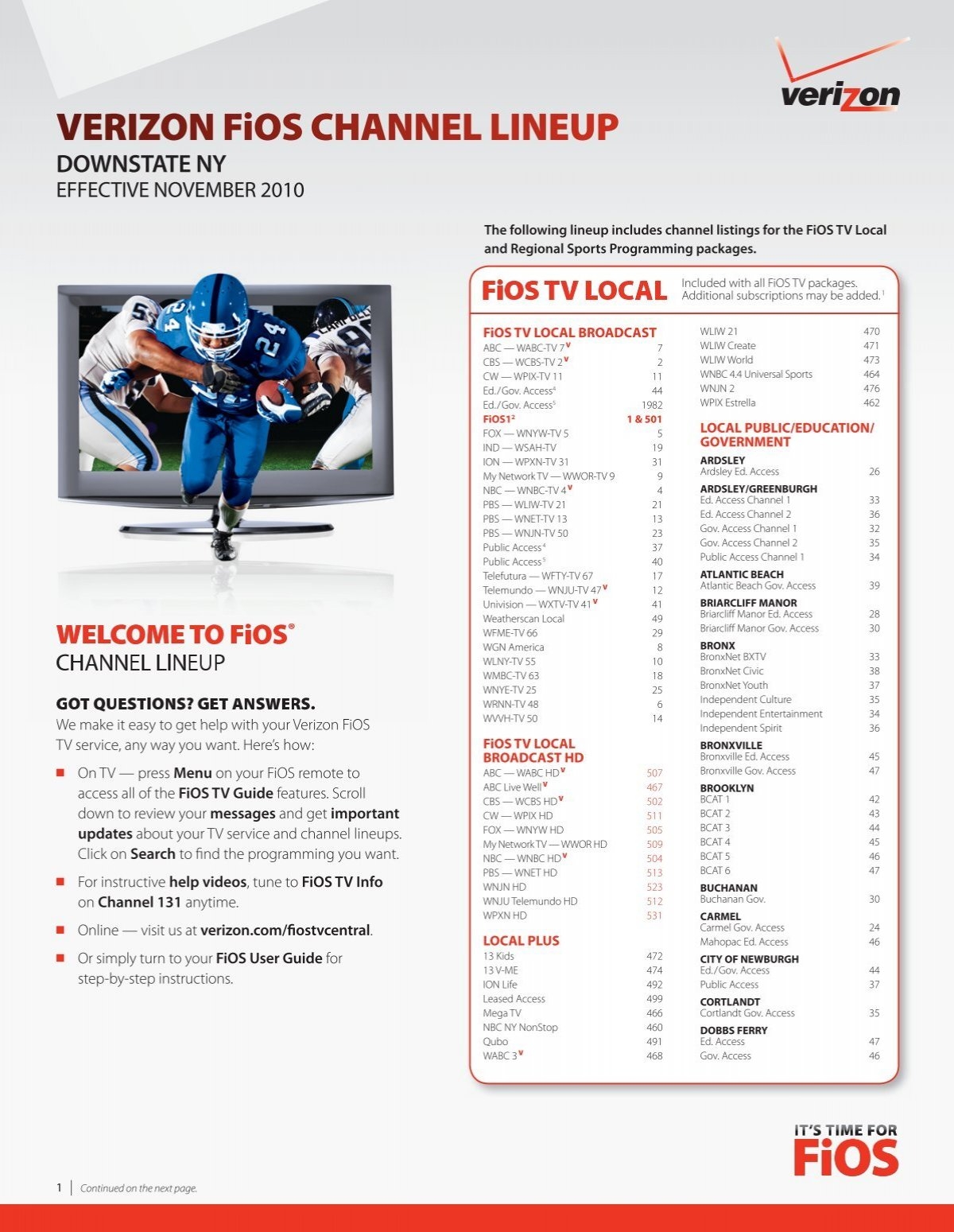 Channel Guide Verizon Fs1 Sports Mediacom Cnn Channel Channel Guide Msnbc Channel On Sirius