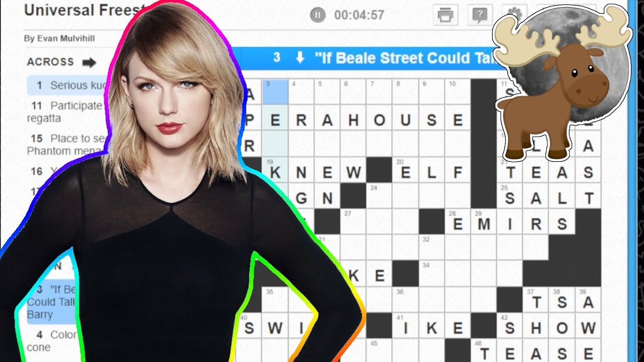 Crossword Universal Freestyle 31 Puzzle From July 30 2022 Operas And Mushrooms YouTube