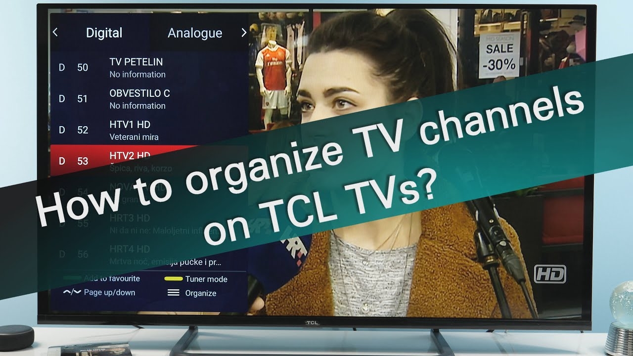 How To Organize Channel List On TCL TVs YouTube