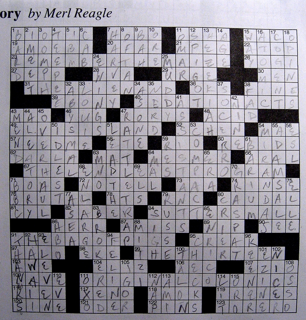 sunday crossword merl