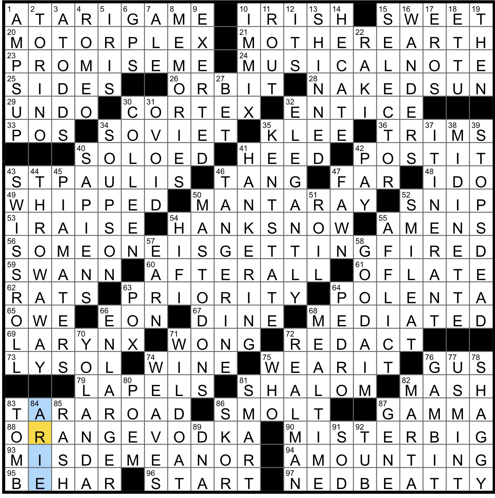 Sunday May 11 2025 Diary Of A Crossword Fiend