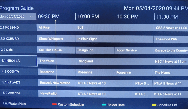 TCL How To View The Antenna TV Program Guide On The TCL Android TV