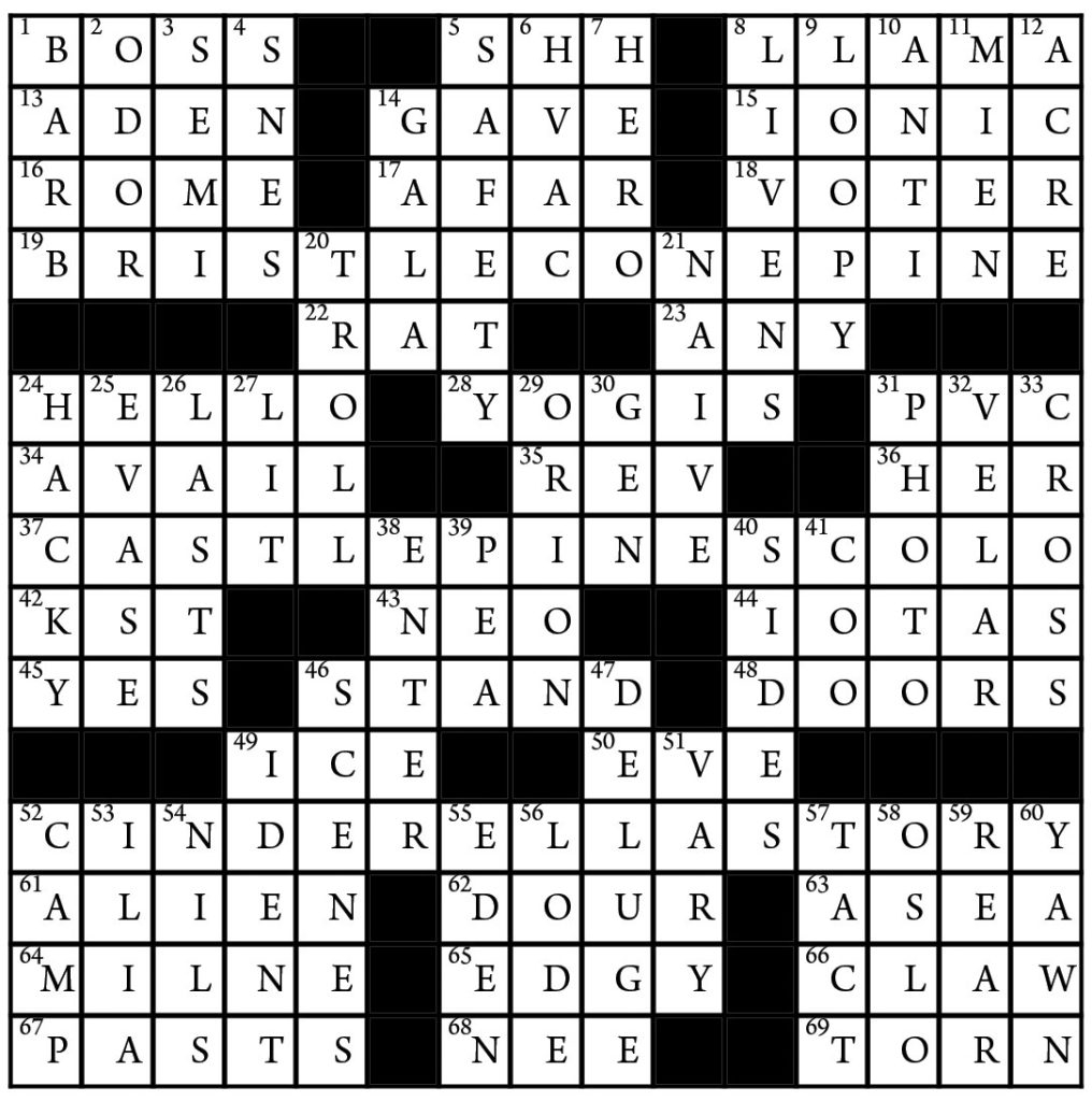 August 2023 Crossword Answers The Castle Pines Connection August 2023 Crossword Answers The Castle Pines Connection