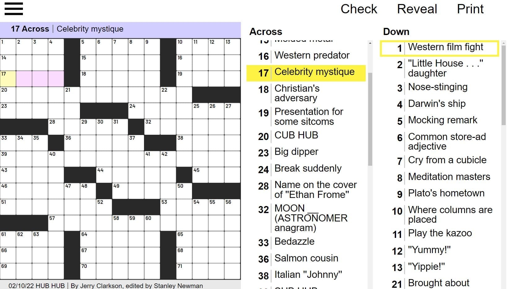 Crossword Puzzles From AARP Throwback Thursday