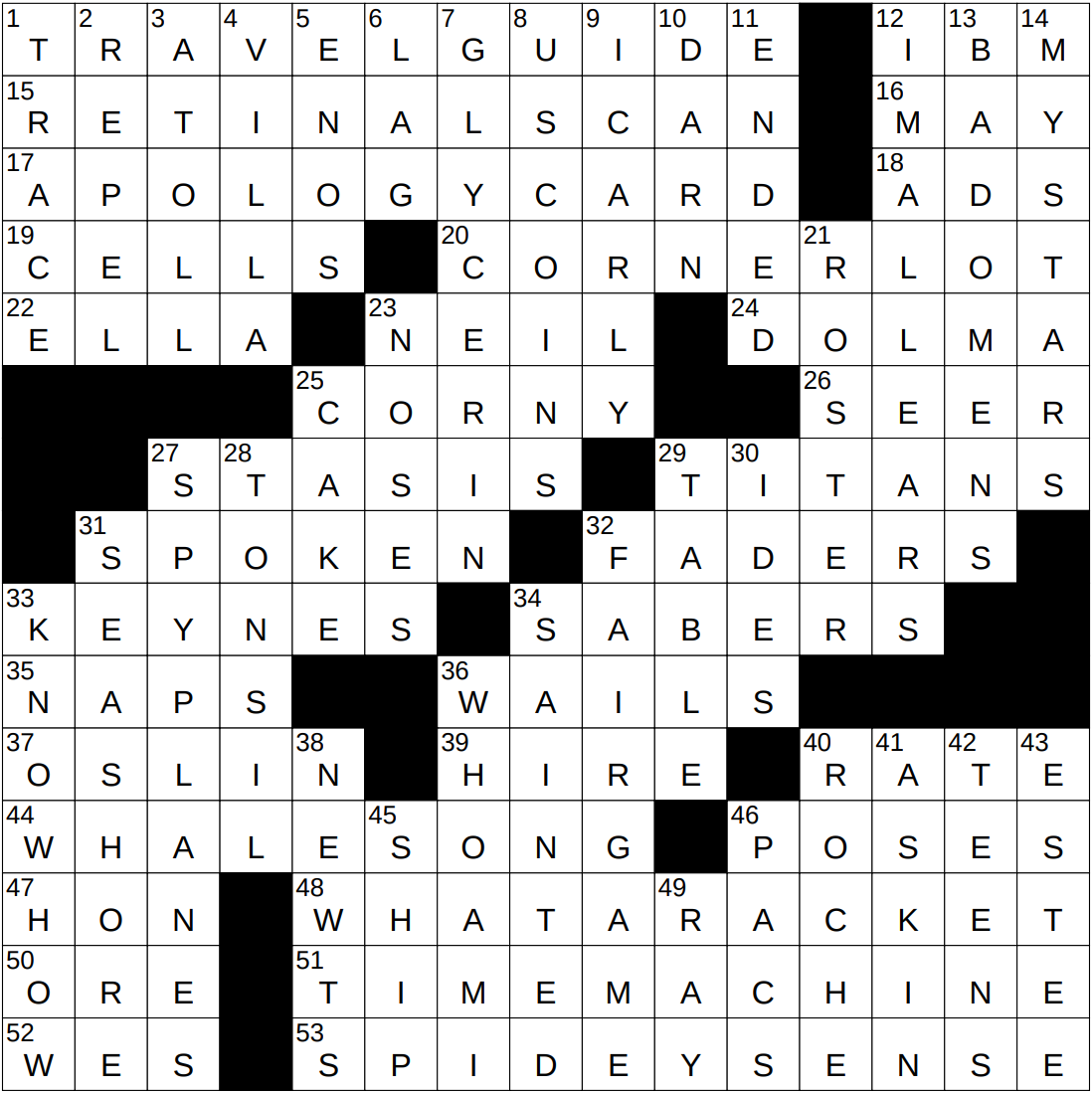 NYXCrossword Answers To The New York Times Crossword NYXCrossword Answers To The New York Times Crossword