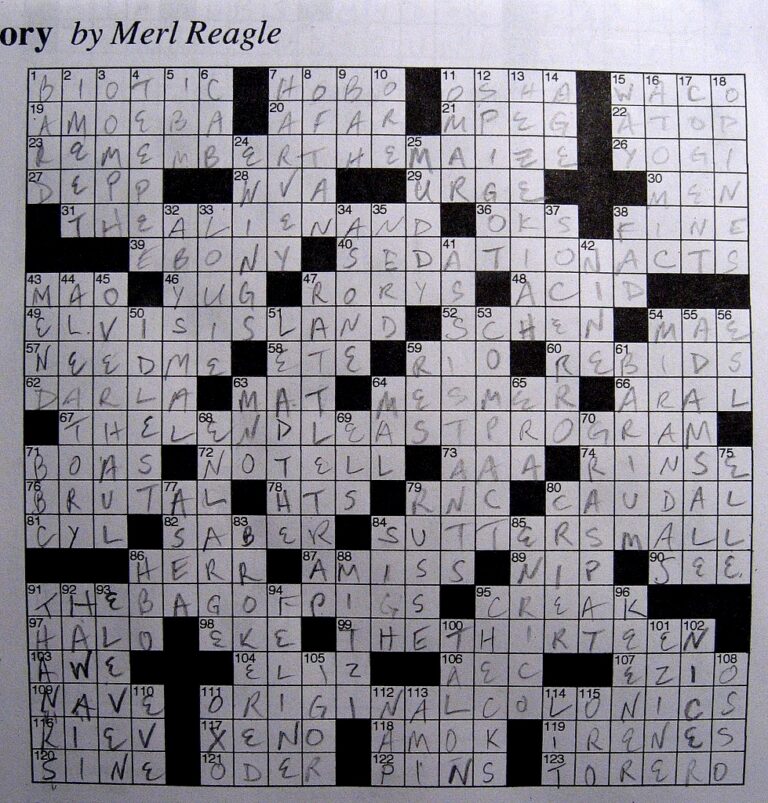 Rewriting History Merl Reagle s Sunday Crossword 4 13 08 Life With Leo