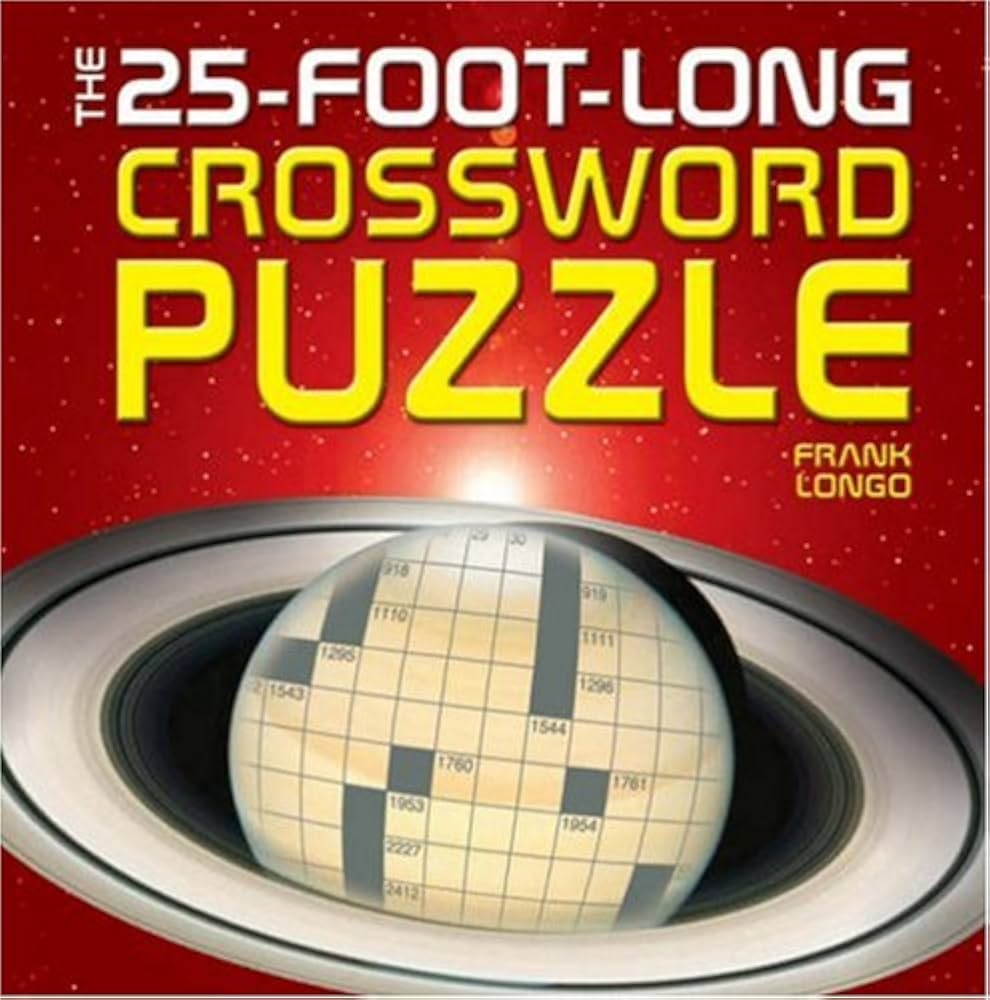 The 25 Foot Long Crossword Puzzle Longo Frank 9781402742057 Amazon Books