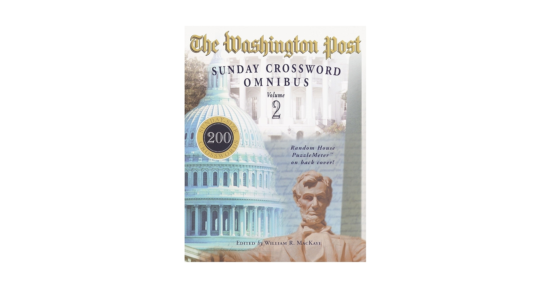 The Washington Post Sunday Crossword Omnibus Volume 2 Mackaye William R 9780812934410 Amazon Books