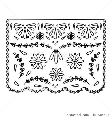 Traveler planning with papel picado printable pages