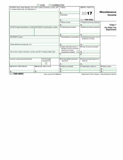 Sample 1099-NEC data filled in grid