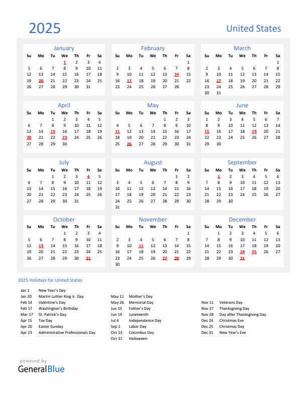 Guest list and RSVP tracking section on printable calendar