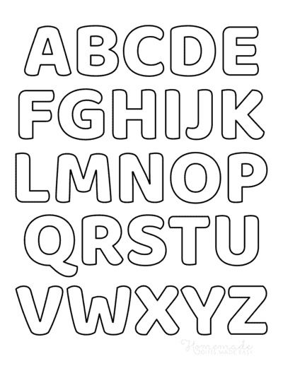 Colorful alphabet display on a family corkboard