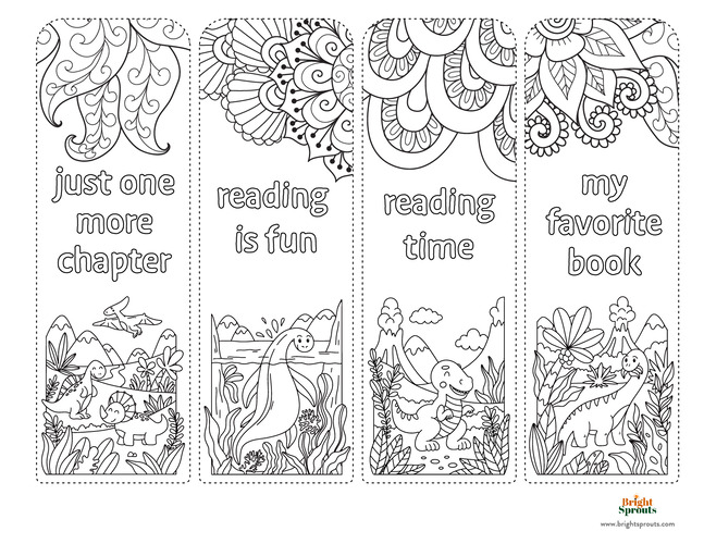 Teacher and child discussing a bookmark coloring project