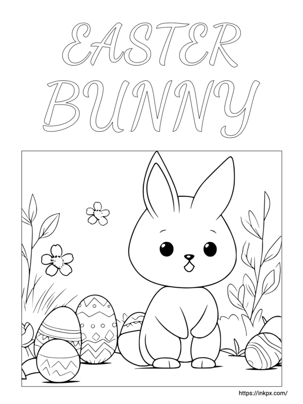 Students collaborating on a printable Easter activity