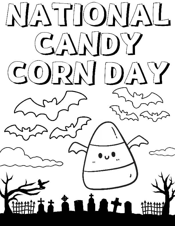 Teacher distributing candy corn worksheets to groups