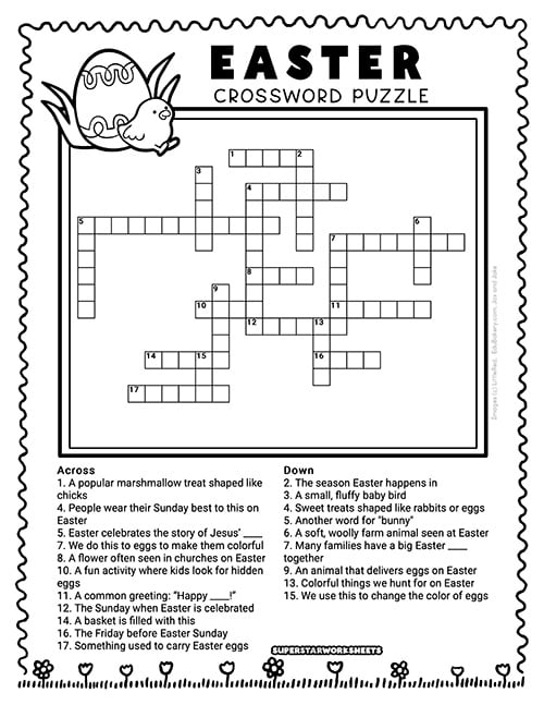 Student using a math Easter printable chart