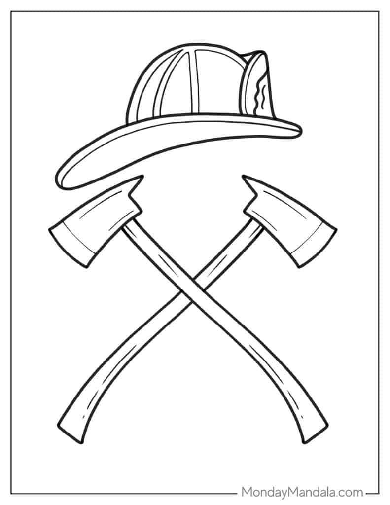 Close-up view of coloring page showing varied line weights and large color areas