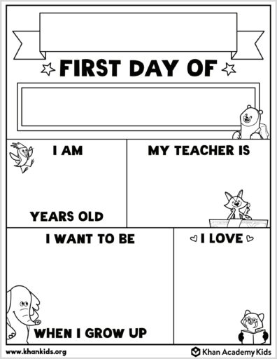Student presenting their sign to classmates