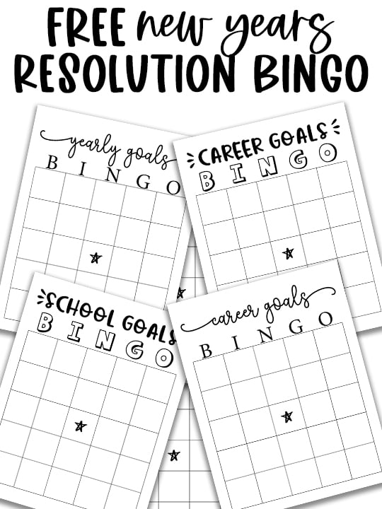 Teacher and students arranging blank bingo cards on table