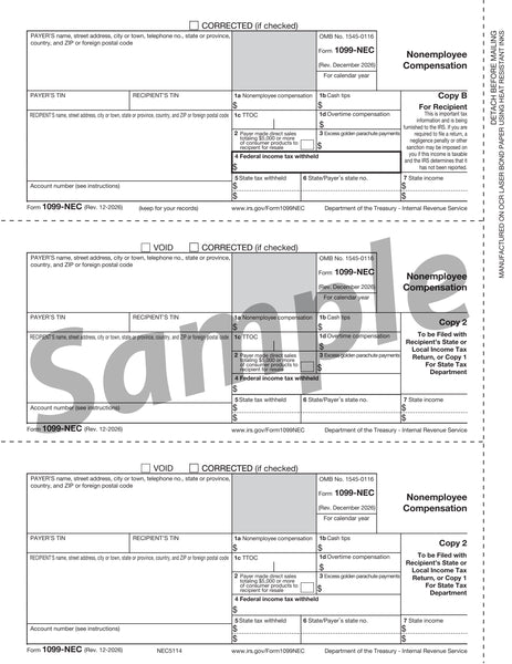 Printable tax organizer calendar page