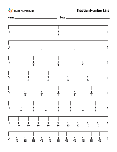 Hands coloring a large number line illustration